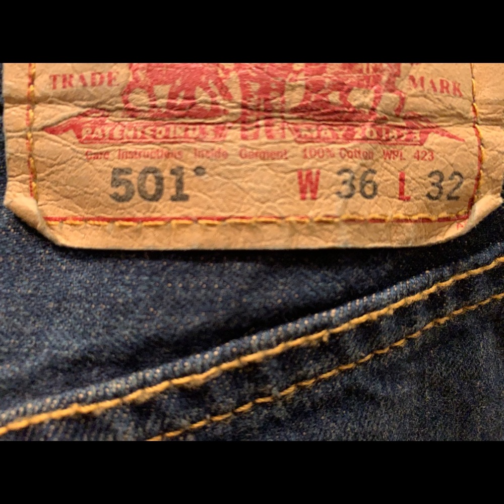 Men’s Levi’s 501 Jeans W 36 L 32 - Picture 3 of 11